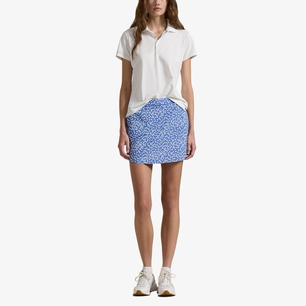 Women RALPH LAUREN RLX blue floral summer skirt skort golf tennis large